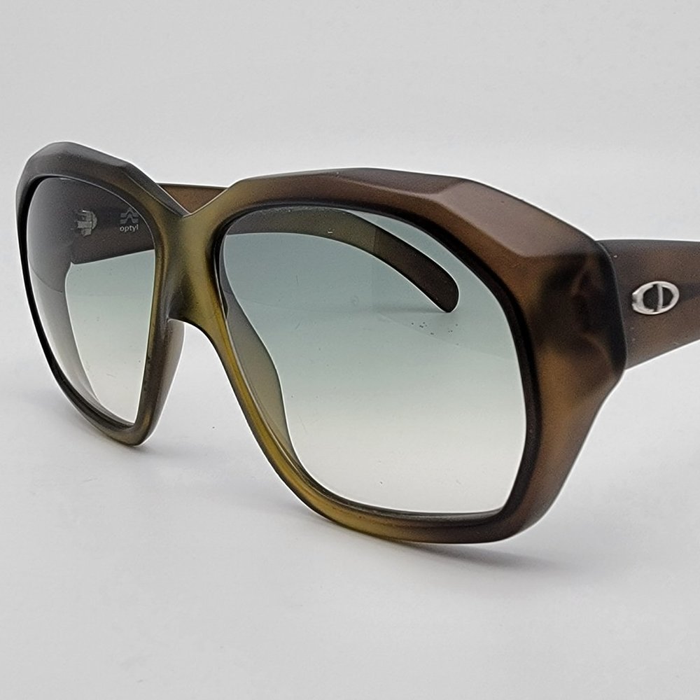 *SOLD*Christian Dior 2001 Monsieur Green Fade Frame Green Gradient Lens Sunglass